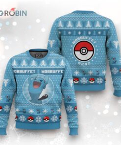 Pokemon Gen 2 Wobbuffet Ugly Christmas Sweater
