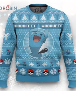 Pokemon Gen 2 Wobbuffet Ugly Christmas Sweater