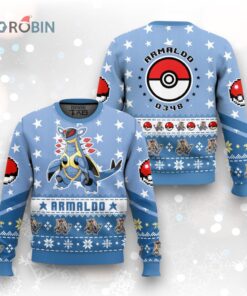 Pokemon Gen 3 Armaldo Ugly Christmas Sweater
