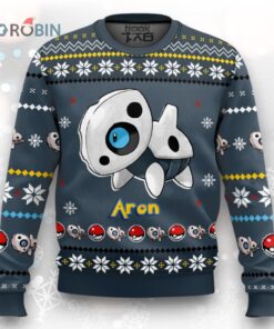 Pokemon Gen 3 Aron Ugly Christmas Sweater
