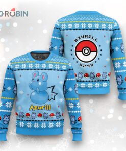 Pokemon Gen 3 Azurill Ugly Christmas Sweater