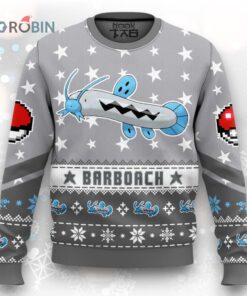 Pokemon Gen 3 Barboach Ugly Christmas Sweater