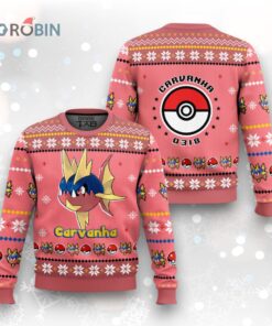 Pokemon Gen 3 Carvanha Ugly Christmas Sweater