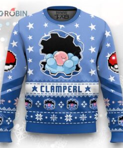 Pokemon Gen 3 Clamperl Ugly Christmas Sweater