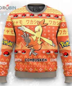 Pokemon Gen 3 Combusken Ugly Christmas Sweater