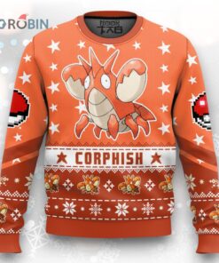 Pokemon Gen 3 Corphish Ugly Christmas Sweater