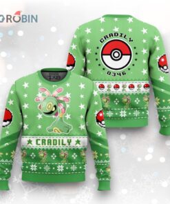Pokemon Gen 3 Cradily Ugly Christmas Sweater