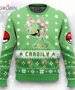 Pokemon Gen 3 Cradily Ugly Christmas Sweater