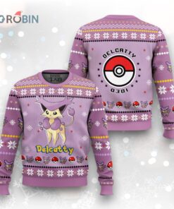Pokemon Gen 3 Delcatty Ugly Christmas Sweater