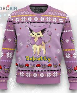 Pokemon Gen 3 Delcatty Ugly Christmas Sweater