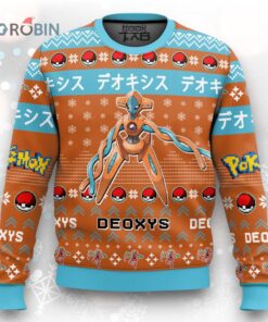 Pokemon Gen 3 Deoxys Ugly Christmas Sweater