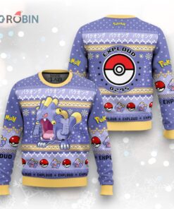 Pokemon Gen 3 Exploud Ugly Christmas Sweater