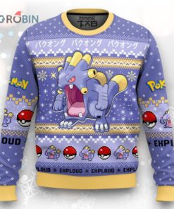 Pokemon Gen 3 Exploud Ugly Christmas Sweater