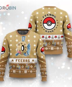 Pokemon Gen 3 Feebas Ugly Christmas Sweater