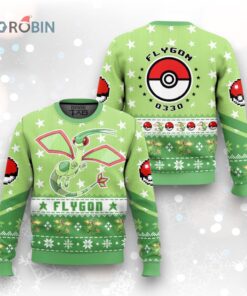Pokemon Gen 3 Flygon Ugly Christmas Sweater
