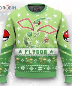 Pokemon Gen 3 Flygon Ugly Christmas Sweater