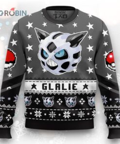 Pokemon Gen 3 Glalie Ugly Christmas Sweater