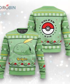 Pokemon Gen 3 Gulpin Ugly Christmas Sweater