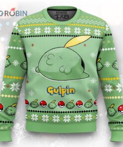 Pokemon Gen 3 Gulpin Ugly Christmas Sweater Pokemon Gen 3 Gulpin Ugly Christmas Sweater