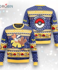 Pokemon Gen 3 Hariyama Ugly Christmas Sweater