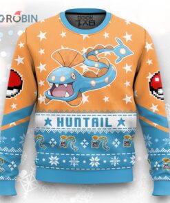 Pokemon Gen 3 Huntail Ugly Christmas Sweater