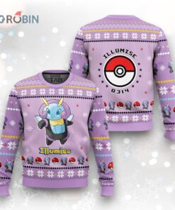 Pokemon Gen 3 Illumise Ugly Christmas Sweater