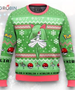 Pokemon Gen 3 Kirlia Ugly Christmas Sweater