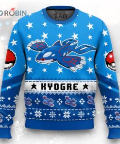 Pokemon Gen 3 Kyogre Ugly Christmas Sweater