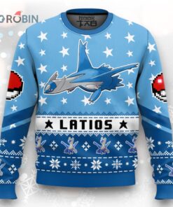 Pokemon Gen 3 Latios Ugly Christmas Sweater