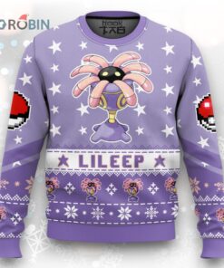 Pokemon Gen 3 Lileep Ugly Christmas Sweater