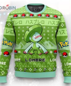 Pokemon Gen 3 Lombre Ugly Christmas Sweater