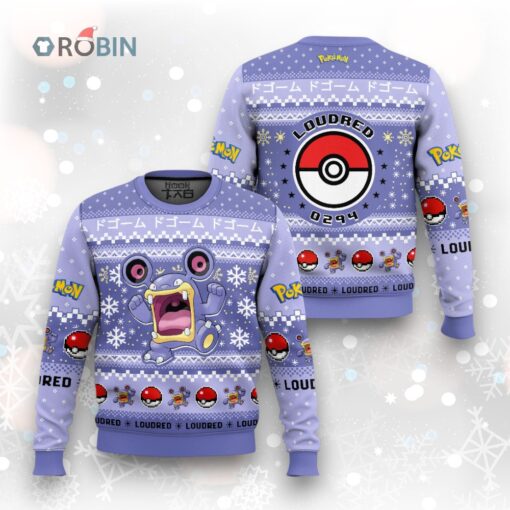 Pokemon Gen 3 Loudred Ugly Christmas Sweater