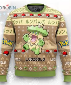 Pokemon Gen 3 Ludicolo Ugly Christmas Sweater