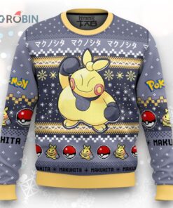 Pokemon Gen 3 Makuhita Ugly Christmas Sweater