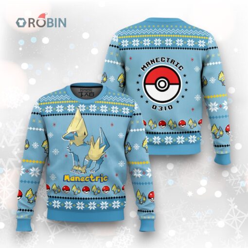 Pokemon Gen 3 Manectric Ugly Christmas Sweater