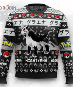 Pokemon Gen 3 Mightyena Ugly Christmas Sweater