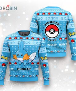 Pokemon Gen 3 Mudkip Ugly Christmas Sweater