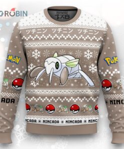 Pokemon Gen 3 Nincada Ugly Christmas Sweater