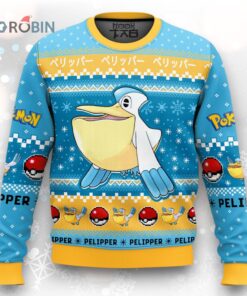 Pokemon Gen 3 Pelipper Ugly Christmas Sweater