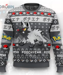 Pokemon Gen 3 Poochyena Ugly Christmas Sweater