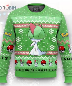 Pokemon Gen 3 Ralts Ugly Christmas Sweater