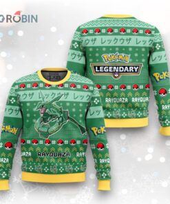 Pokemon Gen 3 Rayquaza Ugly Christmas Sweater