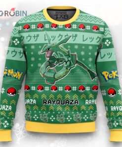 Pokemon Gen 3 Rayquaza Ugly Christmas Sweater