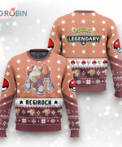 Pokemon Gen 3 Regirock Ugly Christmas Sweater