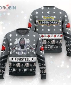 Pokemon Gen 3 Registeel Ugly Christmas Sweater