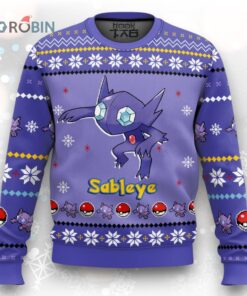 Pokemon Gen 3 Sableye Ugly Christmas Sweater