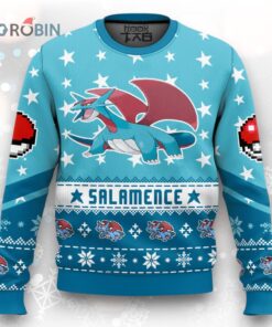 Pokemon Gen 3 Salamence Ugly Christmas Sweater