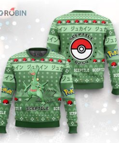 Pokemon Gen 3 Sceptile Ugly Christmas Sweater