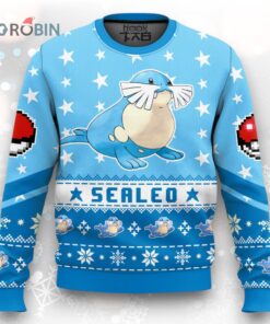 Pokemon Gen 3 Sealeo Ugly Christmas Sweater