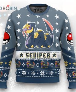 Pokemon Gen 3 Seviper Ugly Christmas Sweater